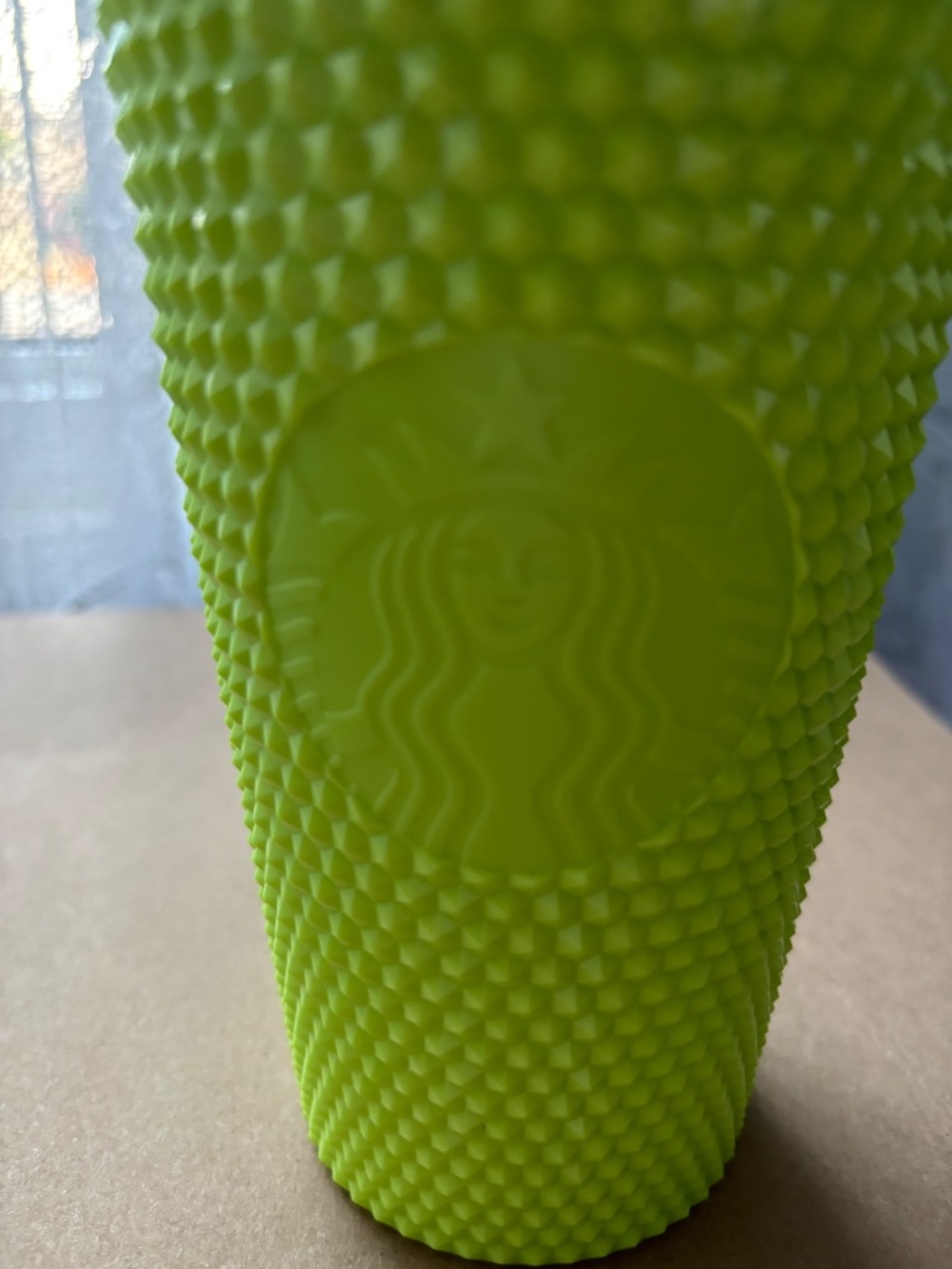NWT Starbucks 30th Anniversary Frappuccino Studded Cold Cup Tumbler 16oz Lime Gr - Picture 2 of 6